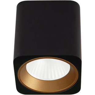 Lampa spot Tub Square LED 6cm czarna MaxLight - Oświetlenie