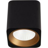 Lampa spot Tub Square LED 6cm czarna MaxLight - Oświetlenie
