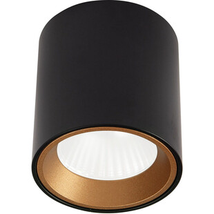 Lampa spot Tub Round LED czarna - MaxLight | Oświetlenie