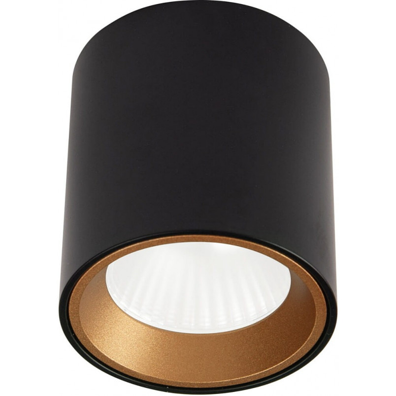 Lampa spot Tub Round LED czarna - MaxLight | Oświetlenie