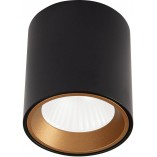 Lampa spot Tub Round LED czarna - MaxLight | Oświetlenie