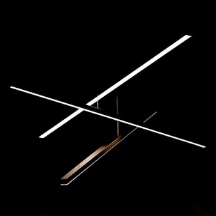Lampa wisząca nowoczesna ściemniana Trio III LED 100cm czarna MaxLight