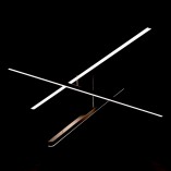 Lampa Wisząca Trio III LED 100cm Czarna - MaxLight