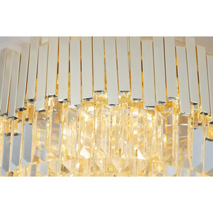 Plafon kryształowy glamour Trend 45cm złoty MaxLight