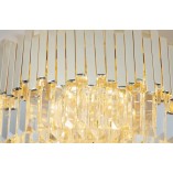 Plafon Kryształowy Glamour Trend 45cm Złoty MaxLight | Sklep Lamp