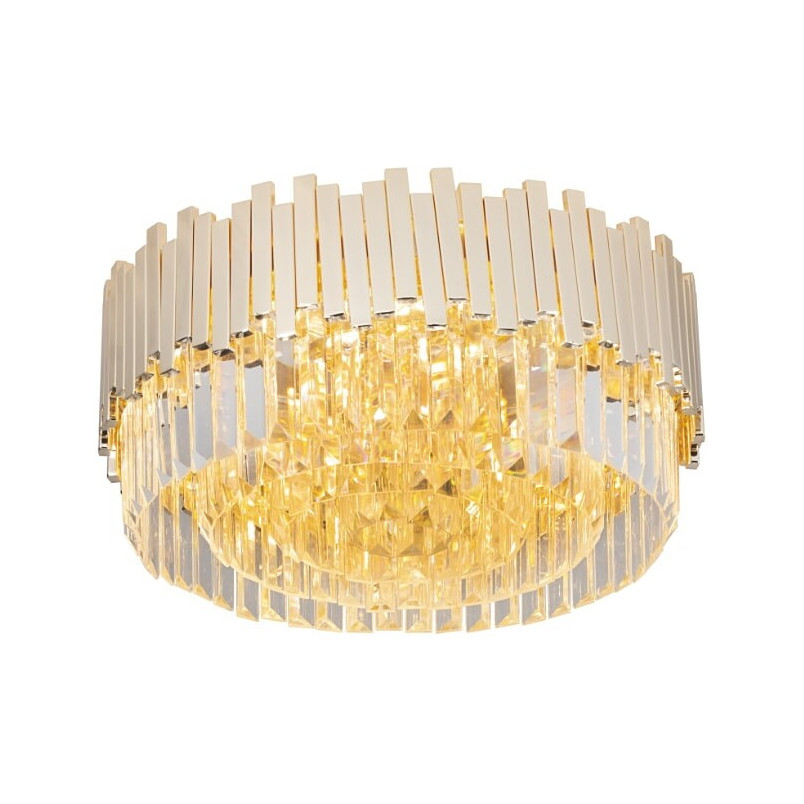 Plafon Kryształowy Glamour Trend 45cm Złoty MaxLight | Sklep Lamp