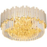 Plafon Kryształowy Glamour Trend 45cm Złoty MaxLight | Sklep Lamp