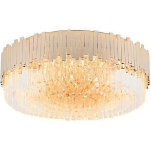 Plafon kryształowy glamour Trend 60cm złoty MaxLight