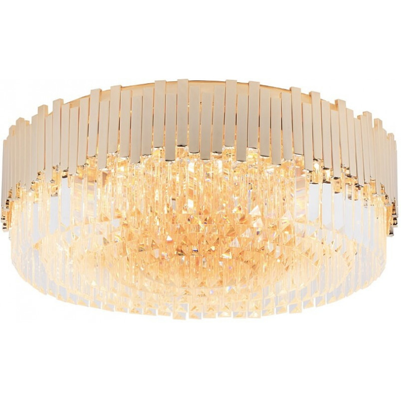 Plafon Kryształowy Glamour Trend 60cm Złoty MaxLight - Luksus w Twoim Domu