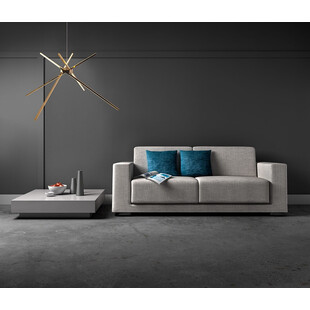 Lampa Spider LED złota 114cm | Nowoczesny żyrandol MaxLight