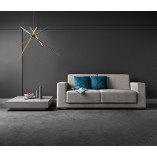 Lampa Spider LED złota 114cm | Nowoczesny żyrandol MaxLight