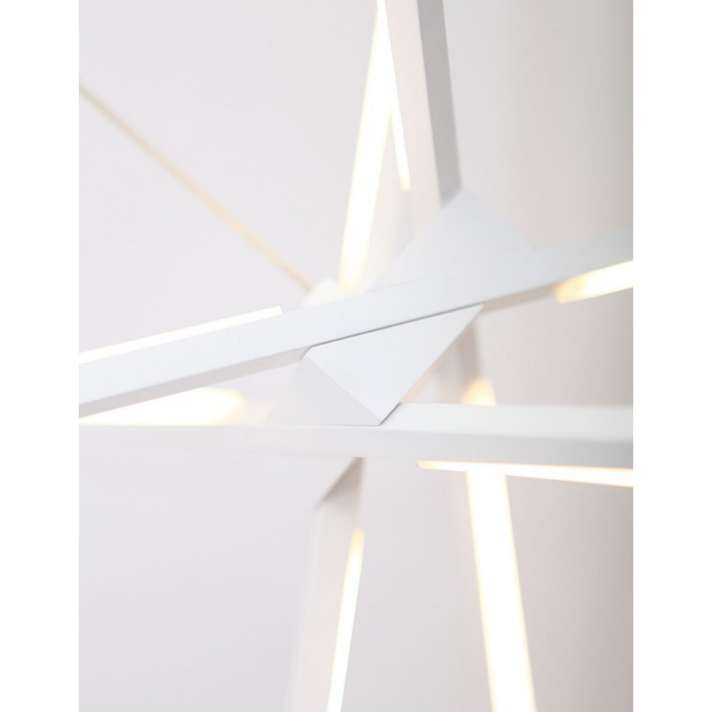 Lampa Spider LED biała | Nowoczesny Żyrandol MaxLight