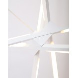 Lampa Spider LED biała | Nowoczesny Żyrandol MaxLight