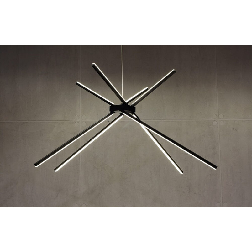 Lampa Spider LED biała | Nowoczesny Żyrandol MaxLight