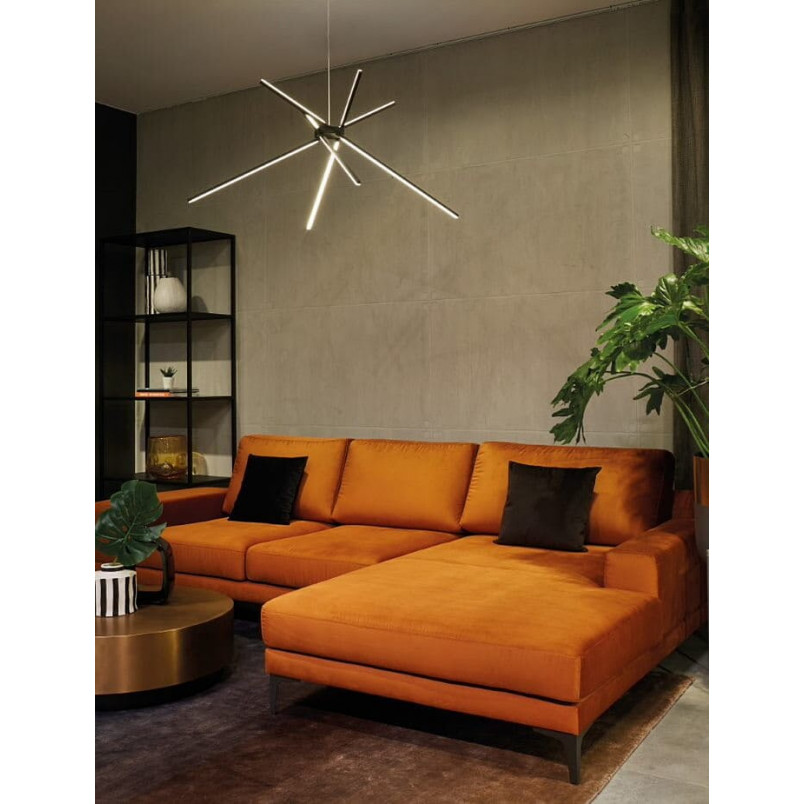 Lampa Spider LED biała | Nowoczesny Żyrandol MaxLight