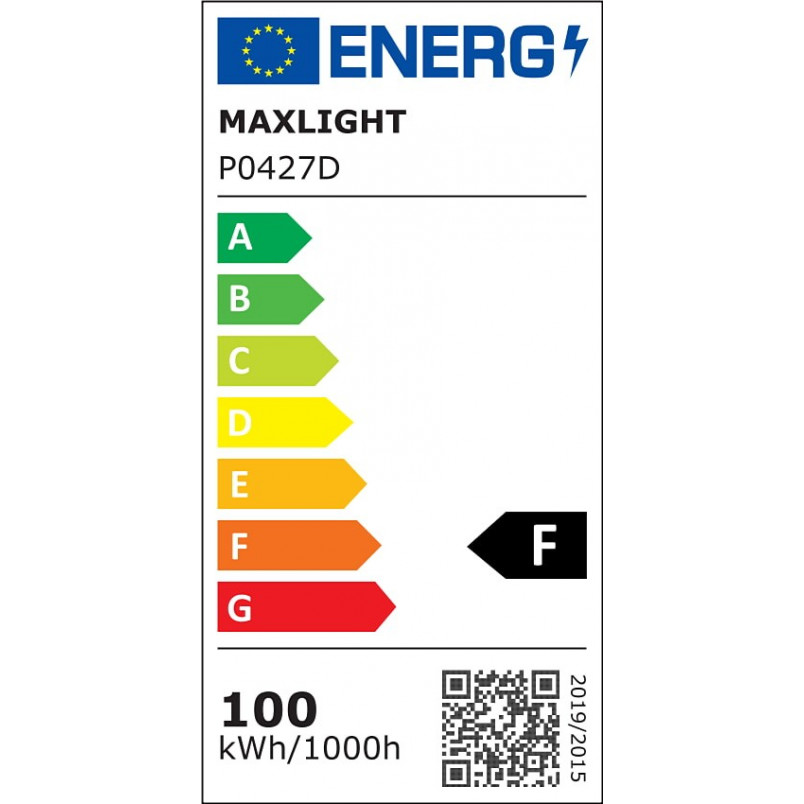 Lampa Wisząca Glamour Ritz LED Złota | MaxLight