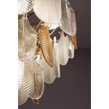 Lampa wisząca Arwena złota 50cm - MaxLight | Glamour