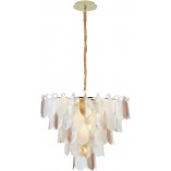 Lampa wisząca Arwena 80cm złota - MaxLight | Glamour