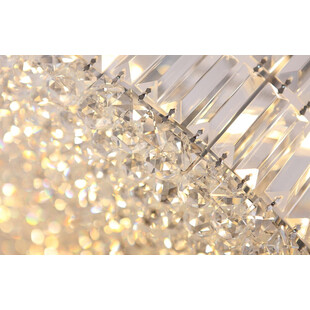 Lampa wisząca kryształowa Puccini 80cm | MaxLight - Elegancki żyrandol