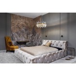 Lampa Wisząca Kryształowa Glamour Prince LED 60cm Złota - MaxLight