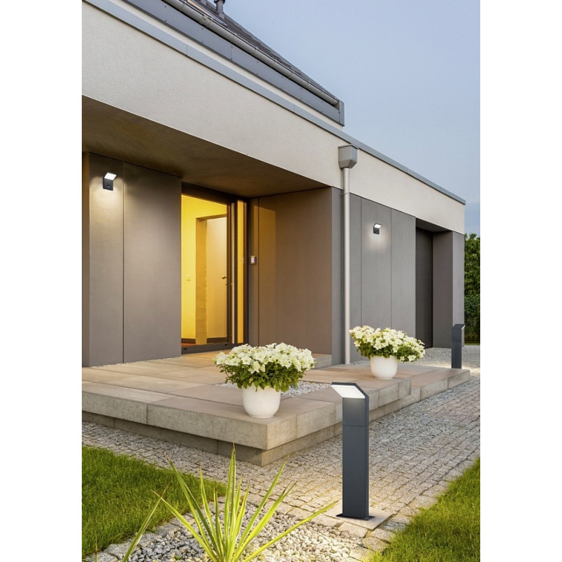 Lampa zewnętrzna Pearl Trio | Stojąca, antracyt, LED