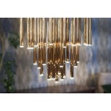 Lampa Wisząca Glamour Złota MaxLight Organic LED | Kup Teraz!