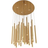 Lampa Wisząca Glamour Złota MaxLight Organic LED | Kup Teraz!