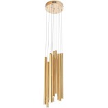 Lampa Wisząca Glamour Złota Organic LED MaxLight | Kup Teraz