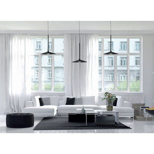 Lampa wisząca LED Hana czarna | Minimalizm i Design | MaxLight