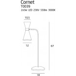 Lampa biurkowa Cornet LED | MaxLight - Design i funkcjonalność