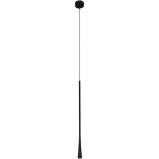 Lampa wisząca minimalistyczna Coffee Long LED 3cm czarna MaxLight