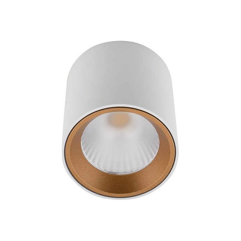 Lampa spot LED Tub Round biała MaxLight - Nowoczesny design