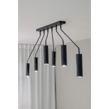 Lampa Sufitowa 6-punktowa Ramus Czarna | Markslojd