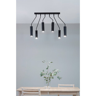 Lampa Sufitowa 6-punktowa Ramus Czarna | Markslojd