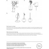 Lampa wisząca szklana kula Patera 25cm | Markslojd - Kup Teraz!