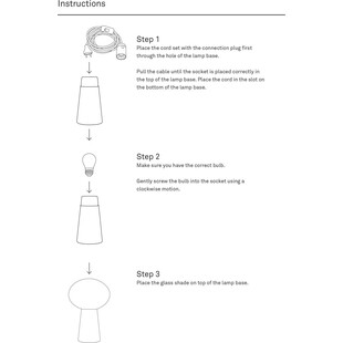Lampa stołowa Pater | Szklana kula, dąb/biały | Markslojd