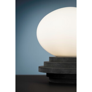 Lampa stołowa szklana Amfi biała | Markslojd - Eleganckie oświetlenie