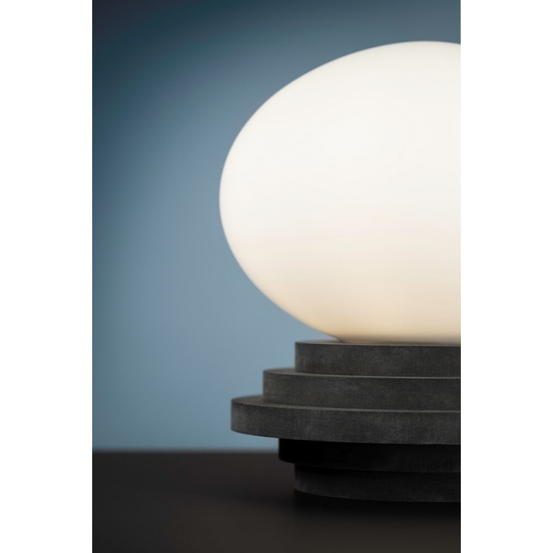 Lampa stołowa szklana Amfi biała | Markslojd - Eleganckie oświetlenie