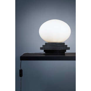Lampa stołowa szklana Amfi biała | Markslojd - Eleganckie oświetlenie