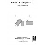 Reflektor sufitowy potrójny Costilla III - Markslojd | Oświetlenie