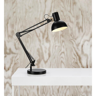 Lampa biurkowa kreślarska Architect czarna Markslojd