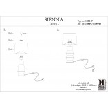 Lampa stołowa ceramiczna Sienna biała Markslojd | Kup online