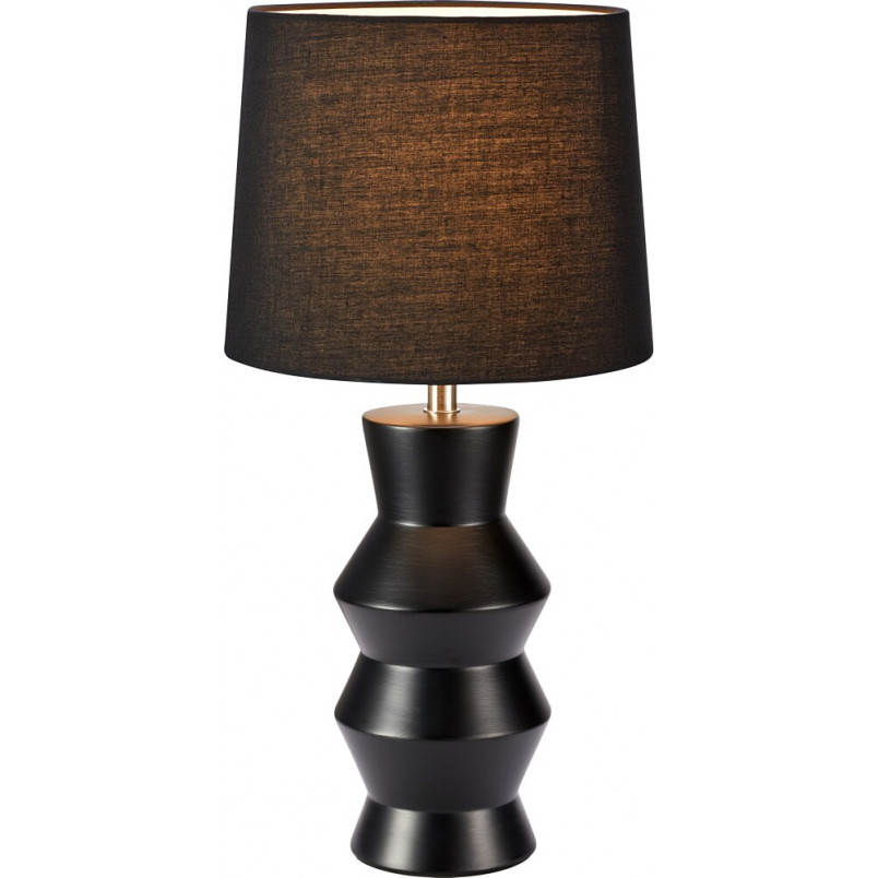 Lampa stołowa ceramiczna Sienna czarna Markslojd | Eleganckie oświetlenie