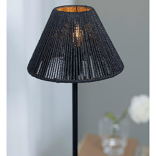 Lampa stołowa boho Corda czarna Markslojd | Elegancki design