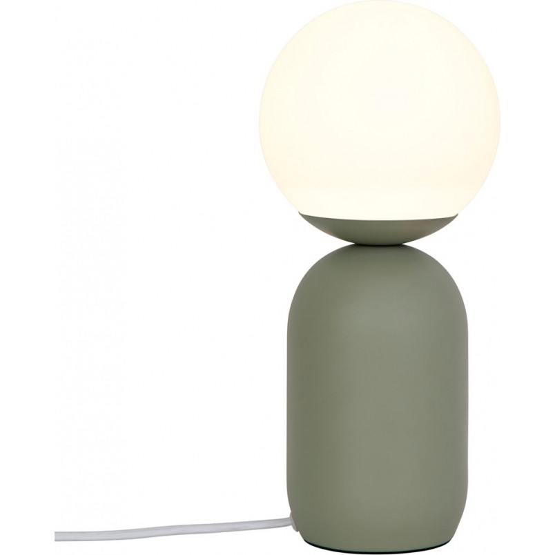 Lampa stołowa Nordlux Notti - szklana kula, zielona | Sklep