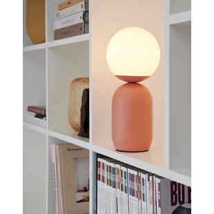 Lampa stołowa Nordlux Notti | Szkło, Terakota | Styl Japandi