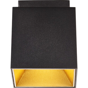 Plafon kwadratowy Ethan 10,5cm czarny mat Nordlux