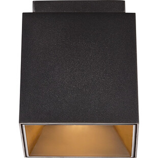 Plafon kwadratowy Ethan 10,5cm czarny mat Nordlux