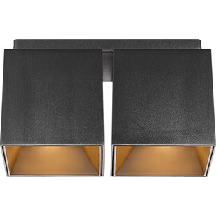 Plafon podwójny Ethan II 10,5cm czarny mat Nordlux