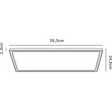 Plafon LED Nordlux Harlow | Biały, Ściemnialny | Sklep z Lampami